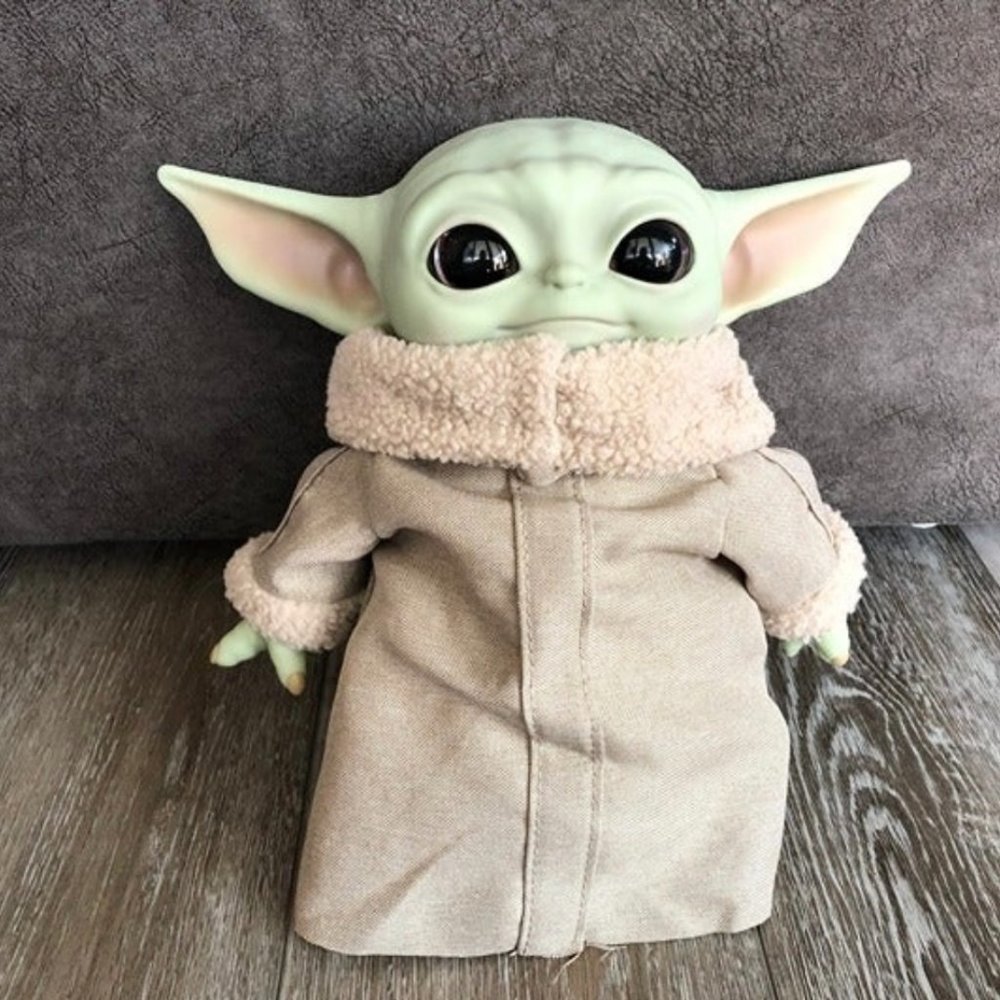 Star Wars The Mandalorian Grogu / Baby Yoda Stuffed Plush by Mattel